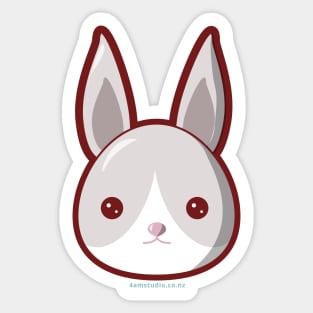 Kawaii Woodland Creatures - Rabbit Sticker